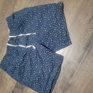 Dockers Men's Anchor Chino Shorts Navy Blue - Elastic Waist - Size Large